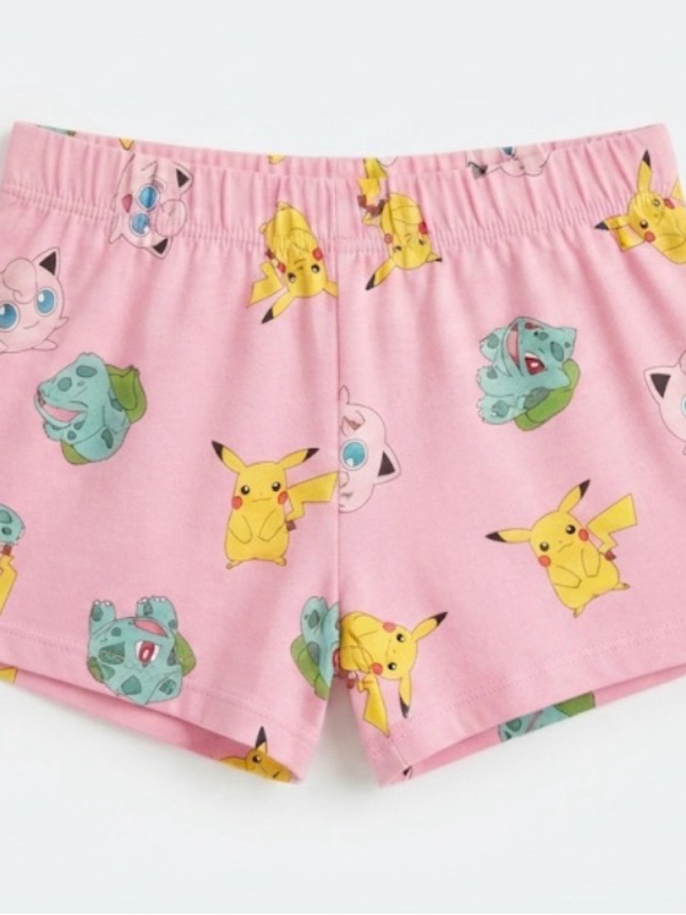 ZARA X POKÉMON Girls 6-7 Pokémon Pink Character Print Shorts